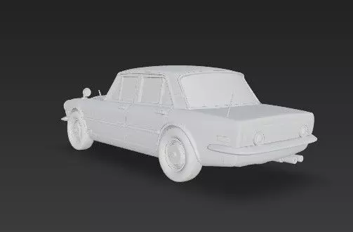 M Benz W108 W109 Classic Car 3D Model 3D print model_10