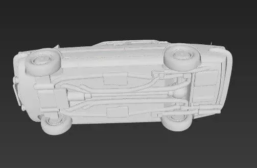 M Benz W108 W109 Classic Car 3D Model 3D print model_13