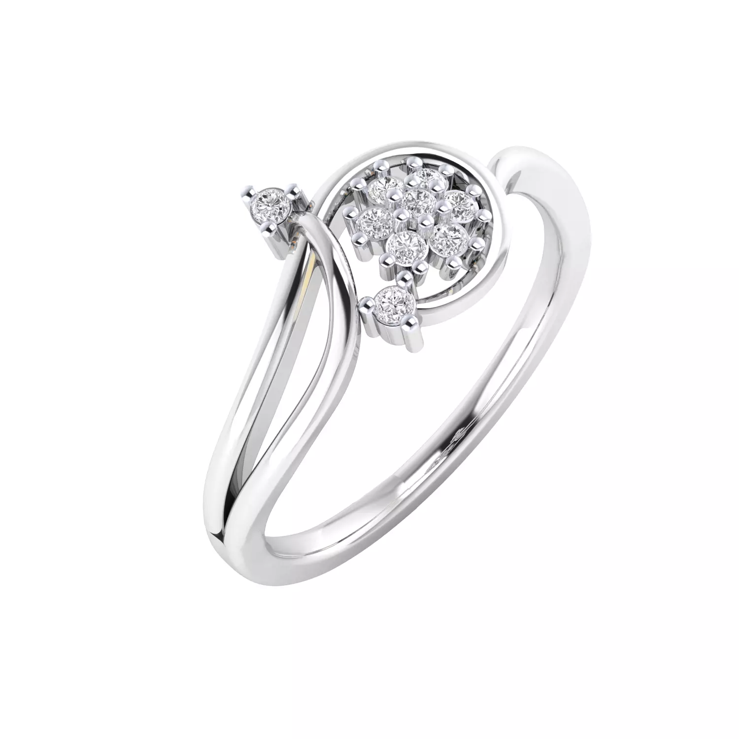 Women Ring Render 3dm STL MTL SLC JCD OBJ FBX Details 3D print model_15