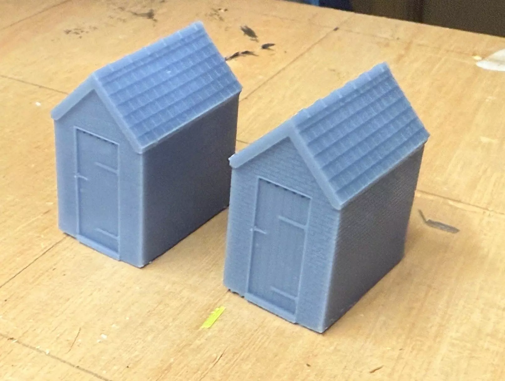 Model Railway Small External Brick Building 3D print model_2