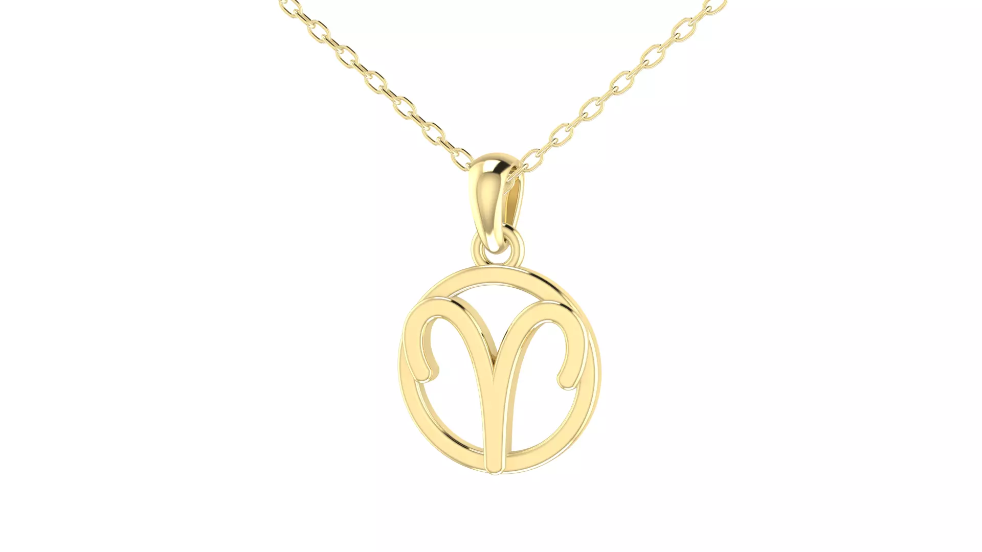 12 Zodiac Signs Pendant 3D print model_15