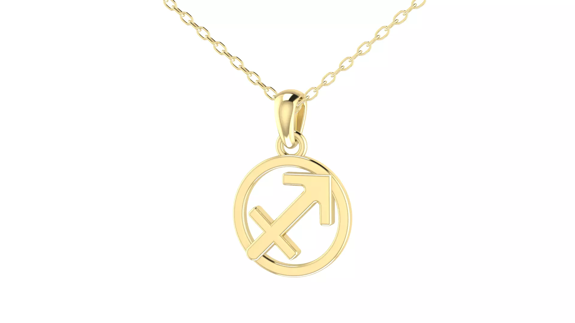 12 Zodiac Signs Pendant 3D print model_10