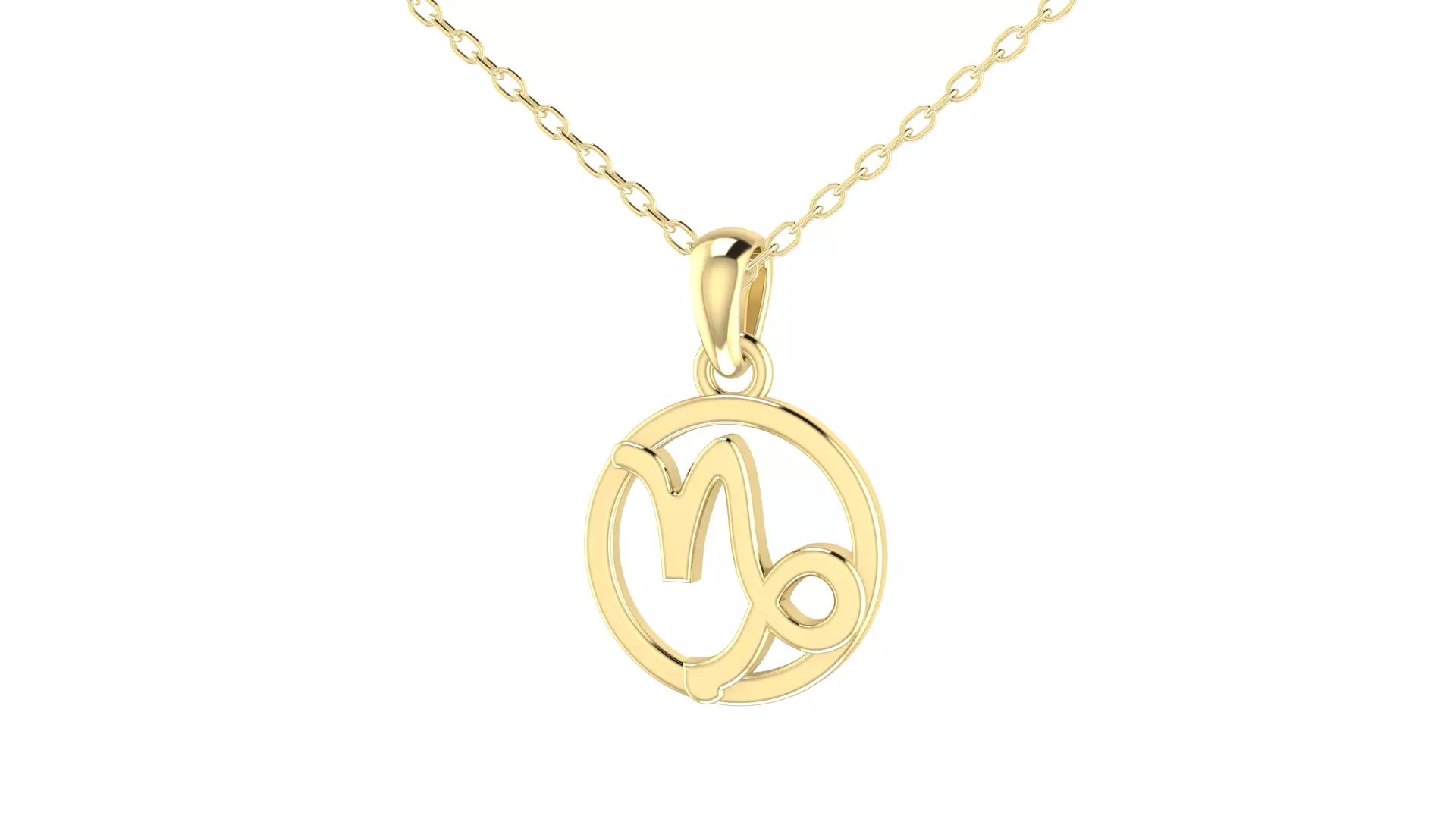 12 Zodiac Signs Pendant 3D print model_13