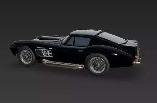 F 250 GT SWB Breadvan Classic Car 3D Model 3D print model_31