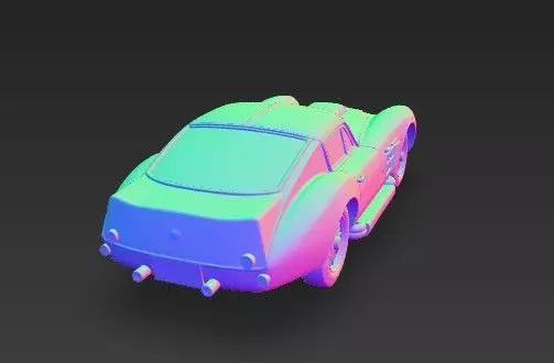 F 250 GT SWB Breadvan Classic Car 3D Model 3D print model_21