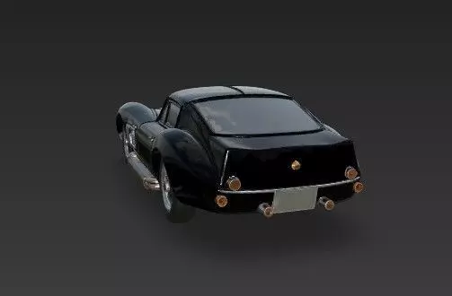 F 250 GT SWB Breadvan Classic Car 3D Model 3D print model_30