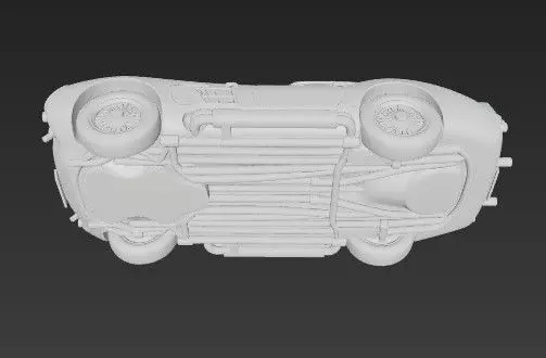 F 250 GT SWB Breadvan Classic Car 3D Model 3D print model_14