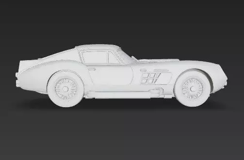 F 250 GT SWB Breadvan Classic Car 3D Model 3D print model_6