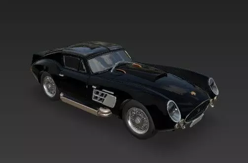 F 250 GT SWB Breadvan Classic Car 3D Model 3D print model_1