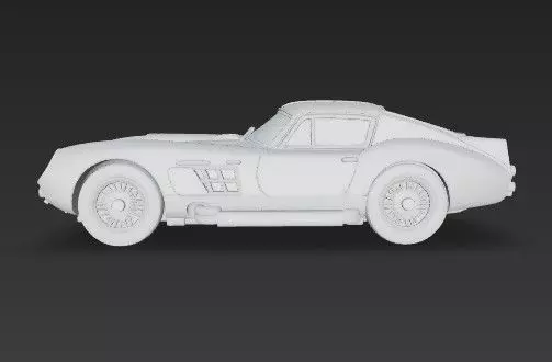 F 250 GT SWB Breadvan Classic Car 3D Model 3D print model_11