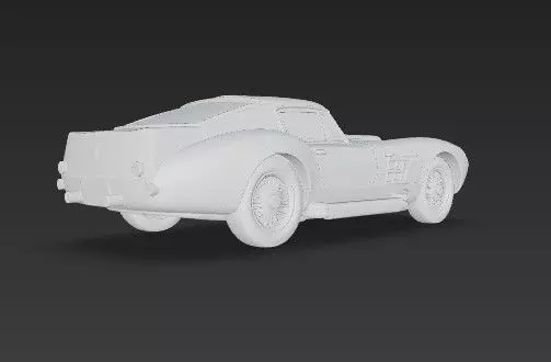 F 250 GT SWB Breadvan Classic Car 3D Model 3D print model_7