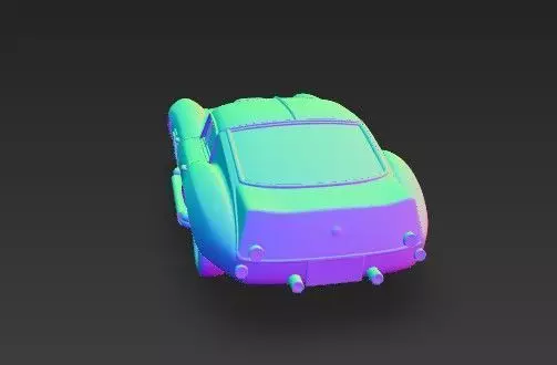 F 250 GT SWB Breadvan Classic Car 3D Model 3D print model_22