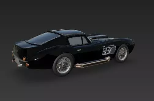 F 250 GT SWB Breadvan Classic Car 3D Model 3D print model_23