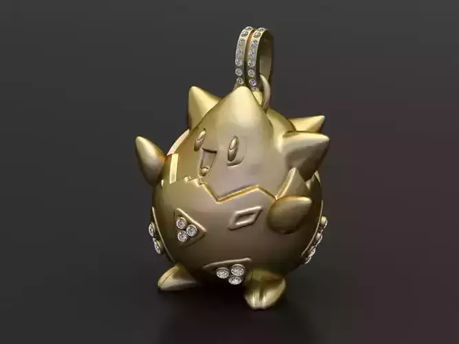  GOLD Bomb Pendant