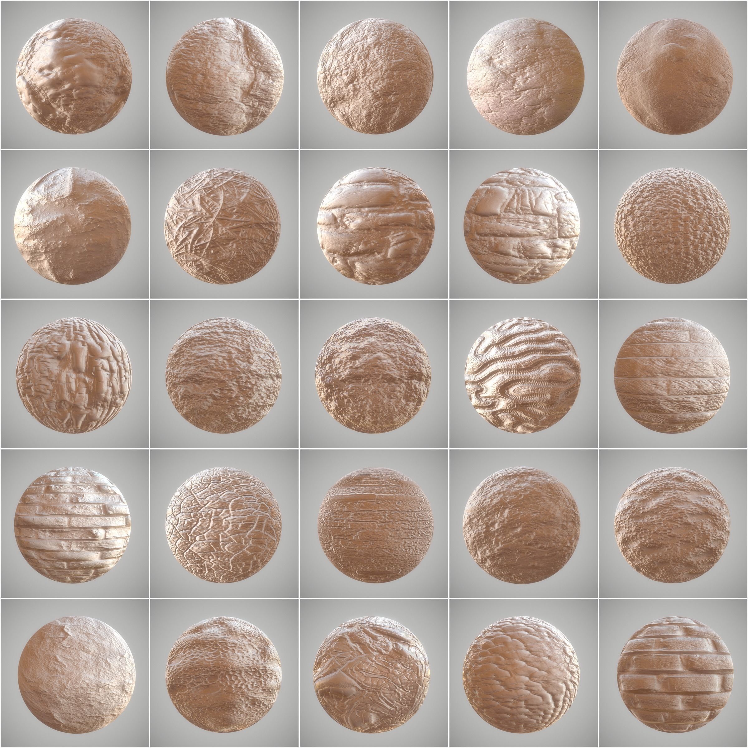 25 Seamless PBR Materials Collection Vol 1 Texture_6