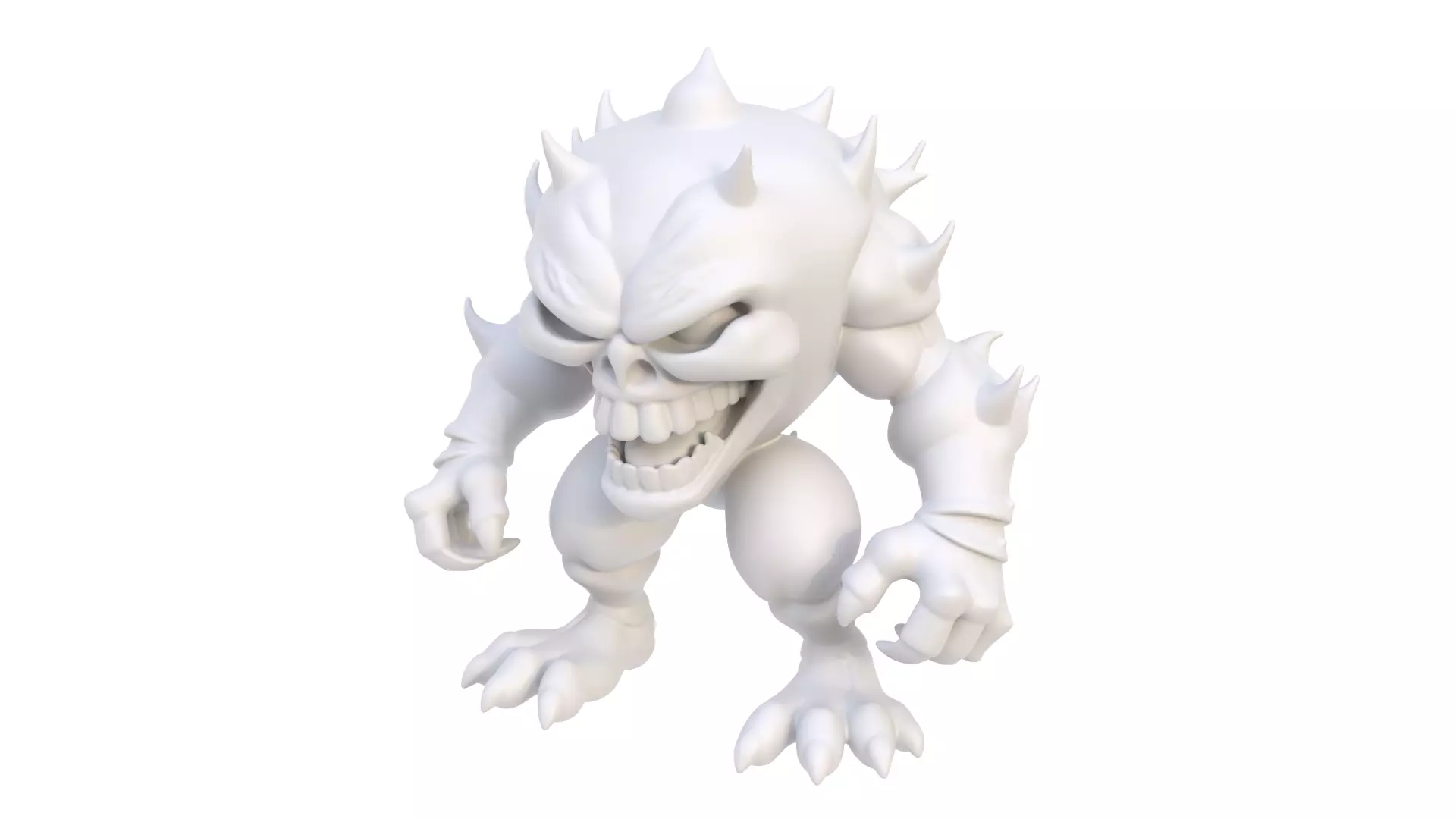 Monster character 3D model