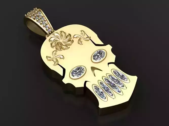  V8 Engine Pendant