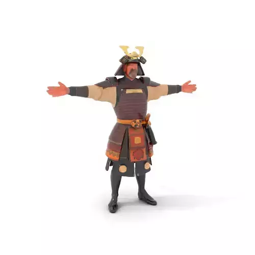 Samurai Warrior Armor model pack