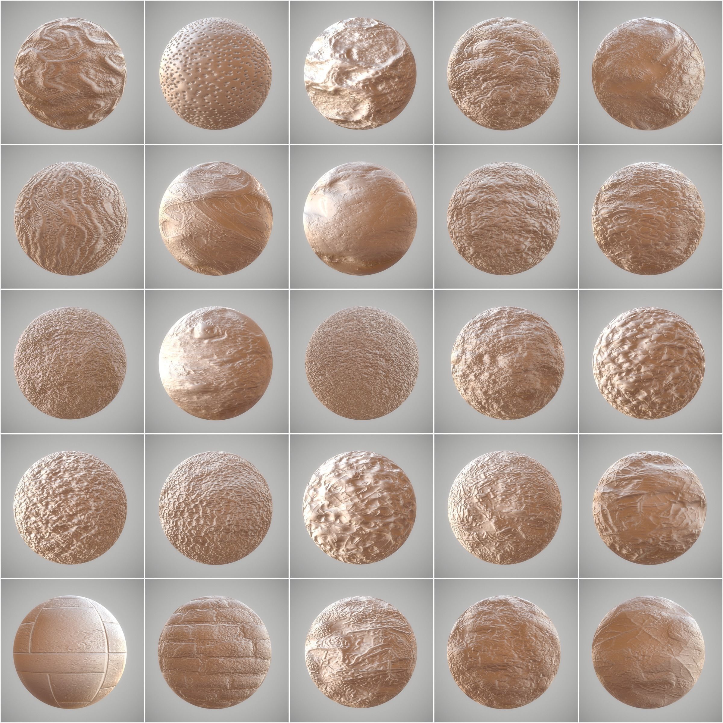 25 Seamless PBR Materials Collection Vol 2 Texture_6