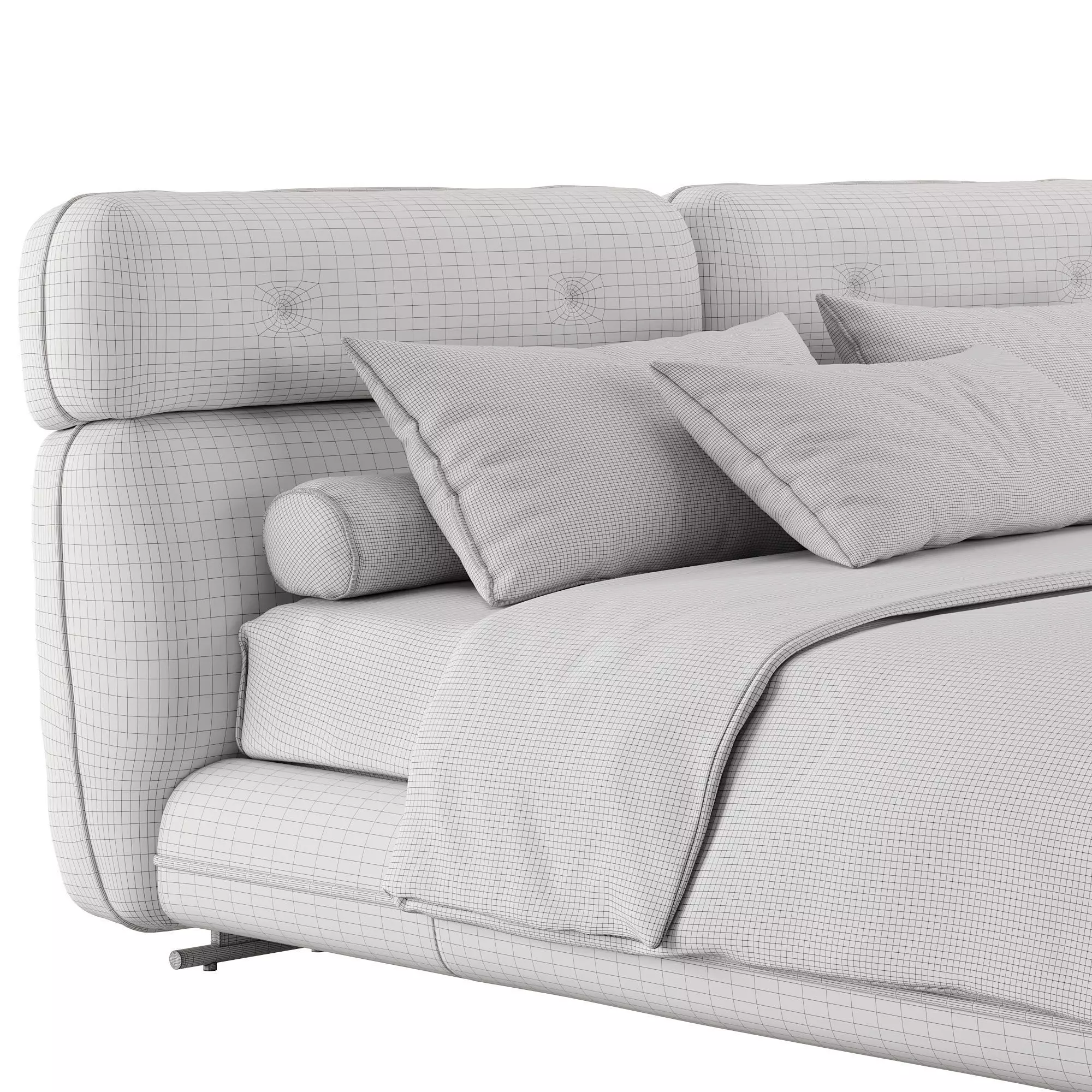 Libra Bed by Minotti 3D model_9