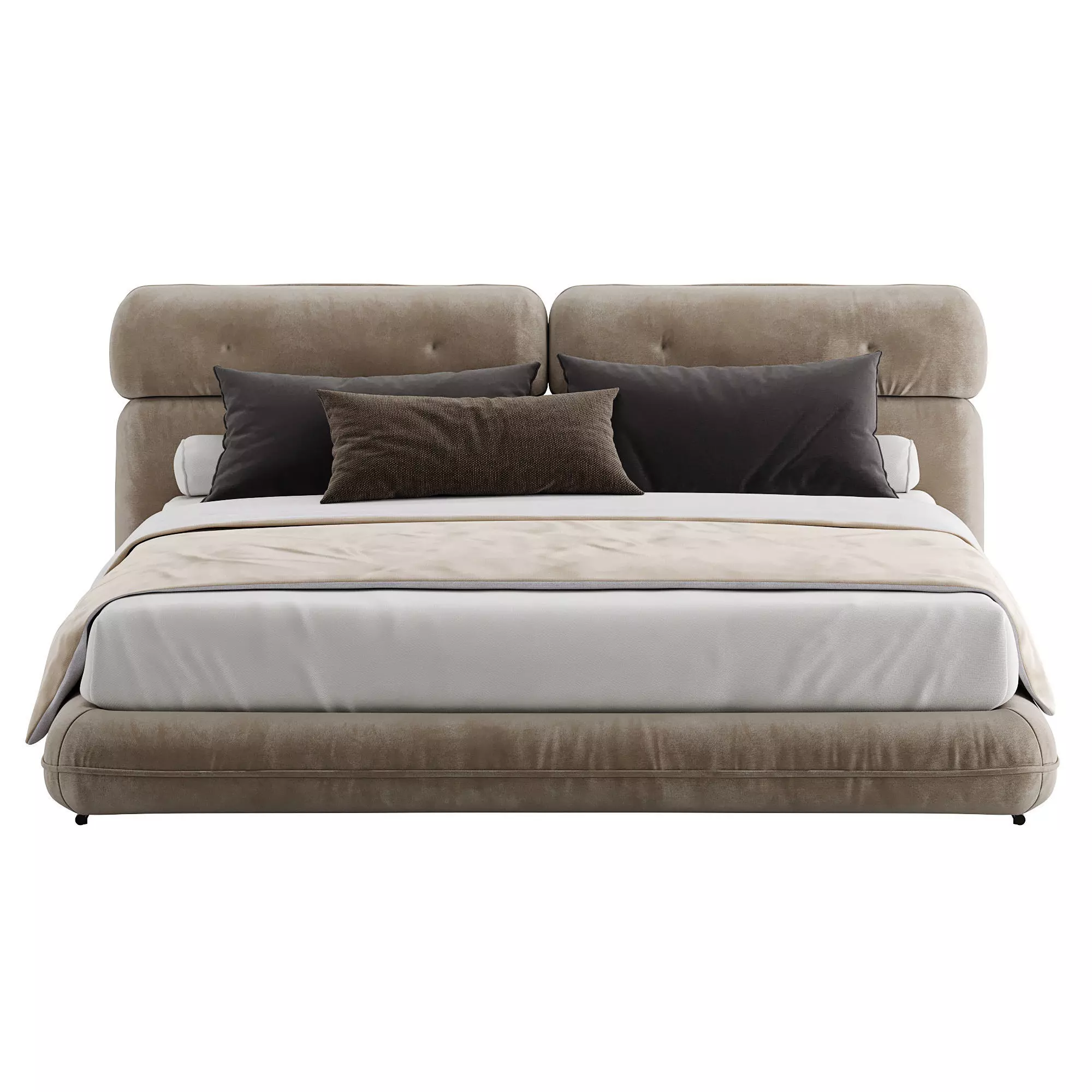 Libra Bed by Minotti 3D model_2