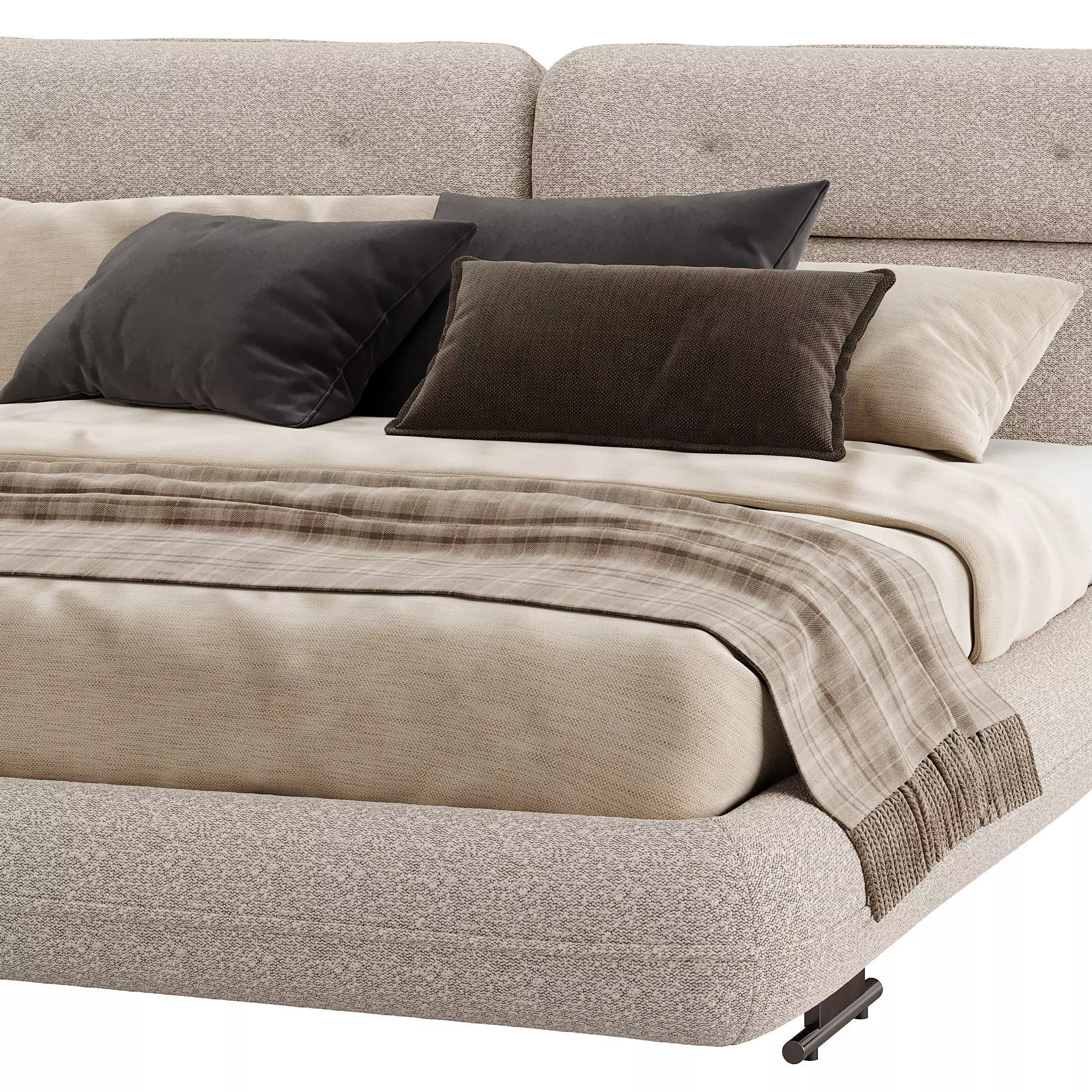 Libra Bed by Minotti 3D model_5