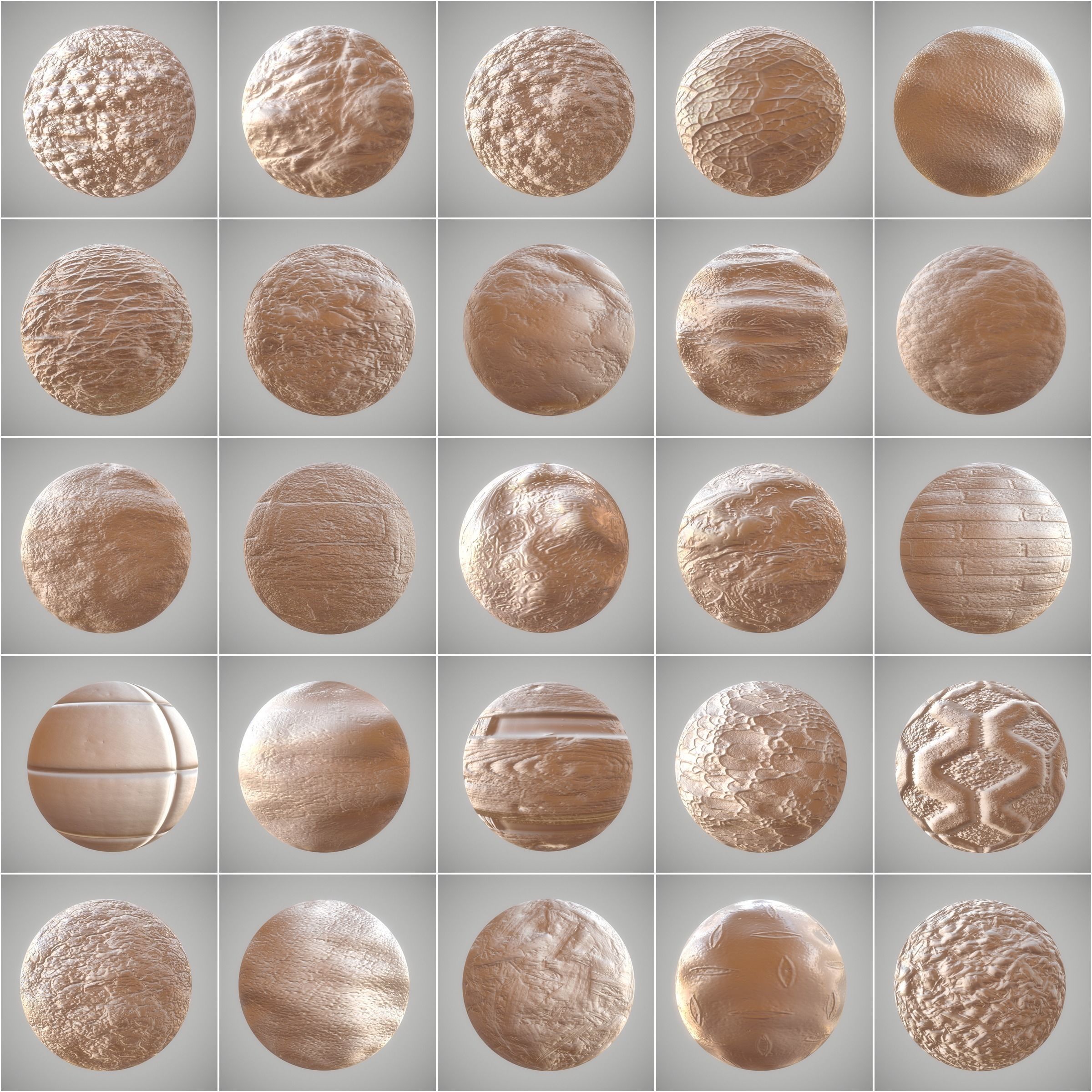 25 Seamless PBR Materials Collection Vol 3 Texture_6