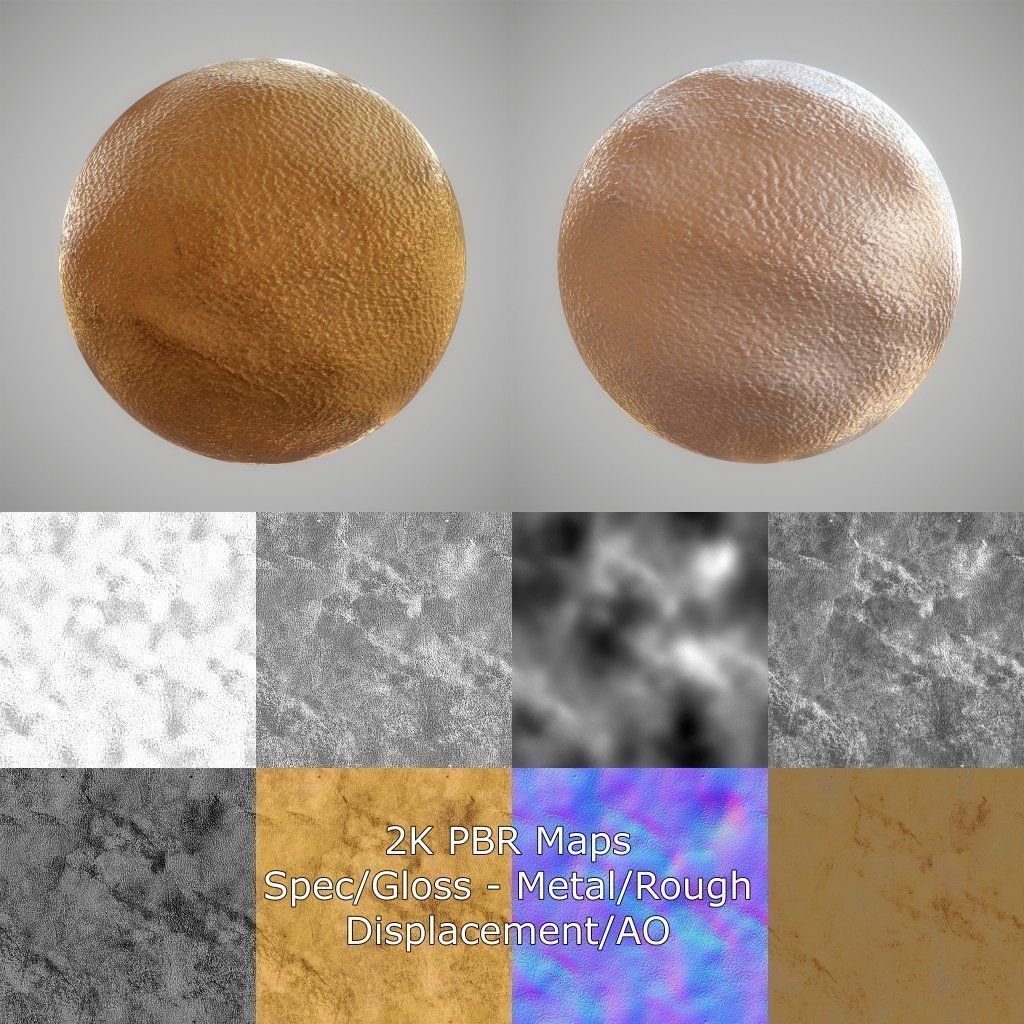 25 Seamless PBR Materials Collection Vol 3 Texture_2