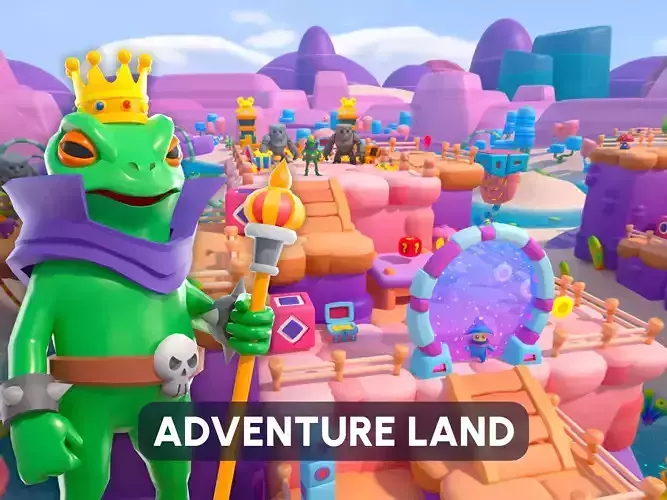 Adventure Land Low-poly 3D model