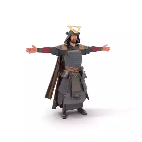 Samurai Armor Warrior model pack