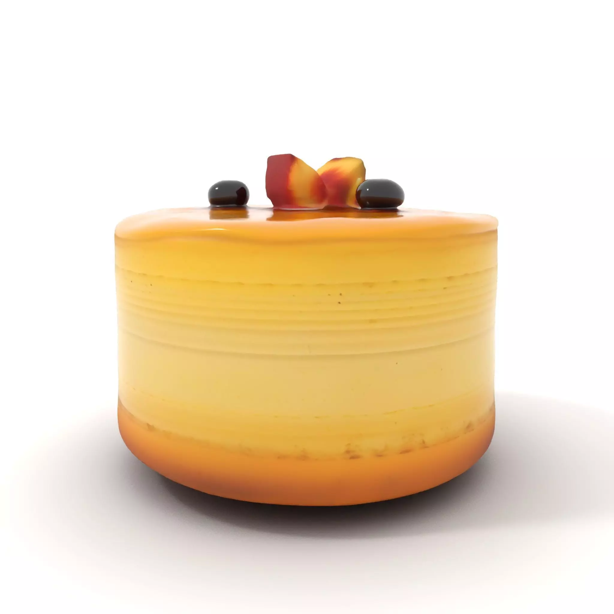 Blueberry Cheesecake Delight model pack Low-poly 3D model_6