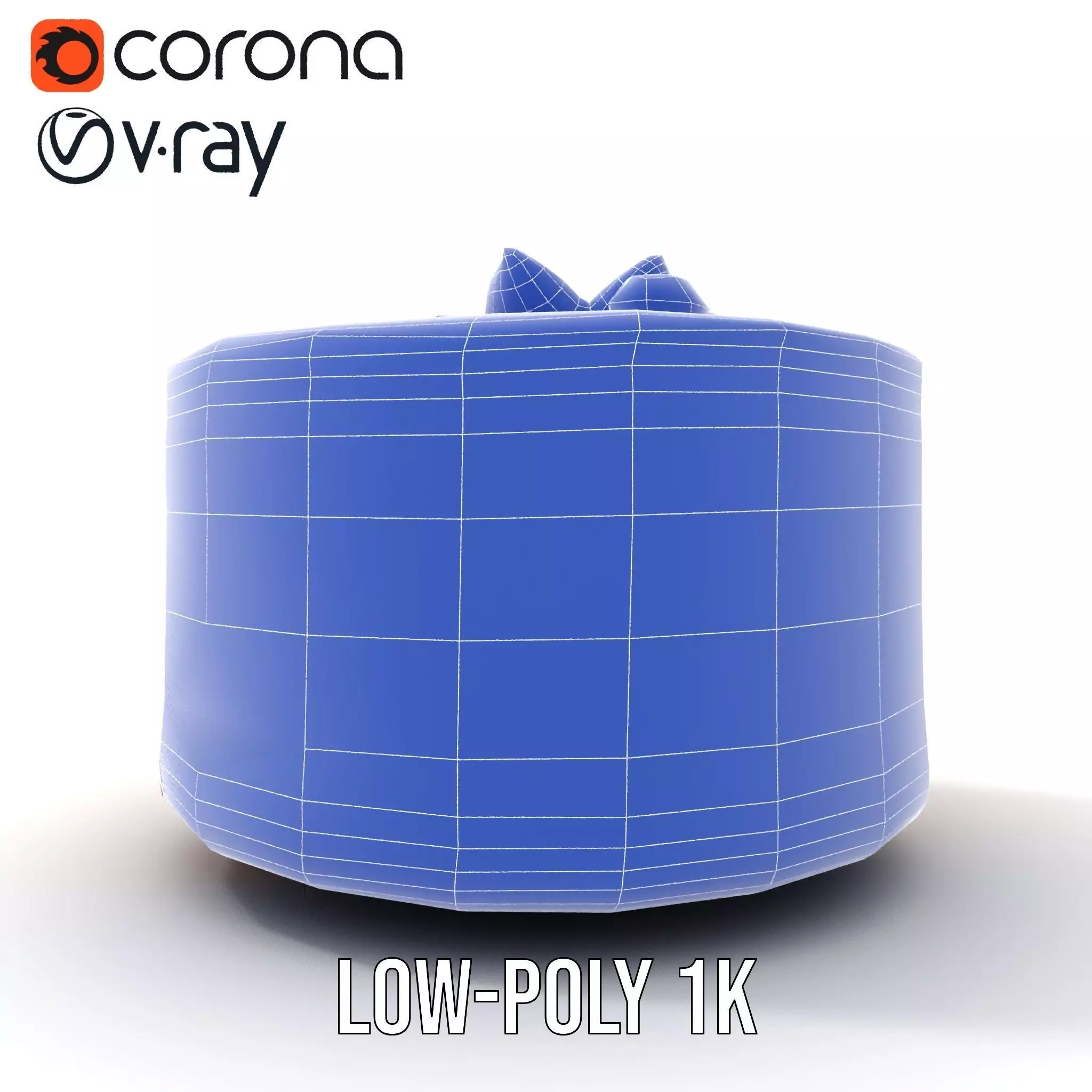 Blueberry Cheesecake Delight model pack Low-poly 3D model_30