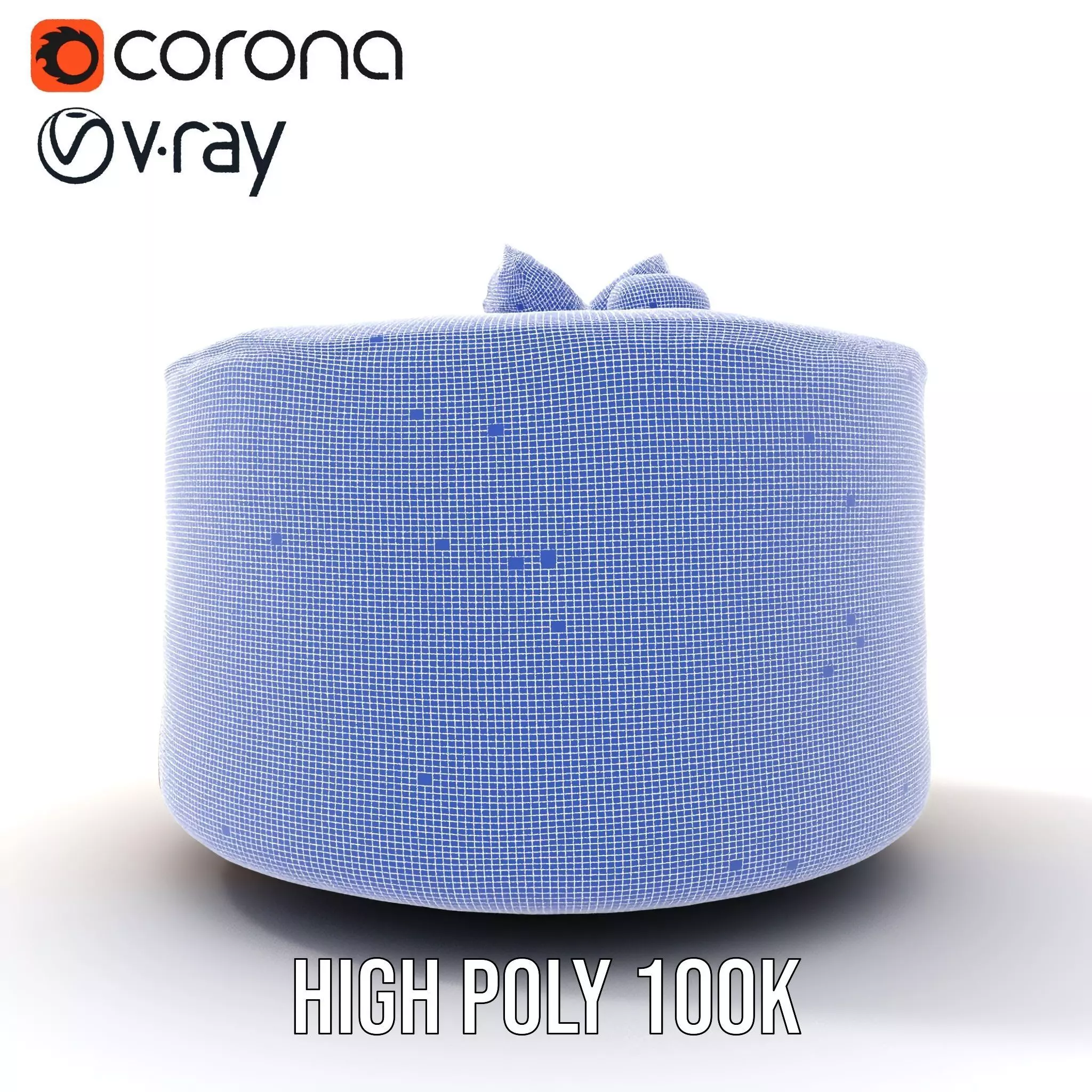 Blueberry Cheesecake Delight model pack Low-poly 3D model_26