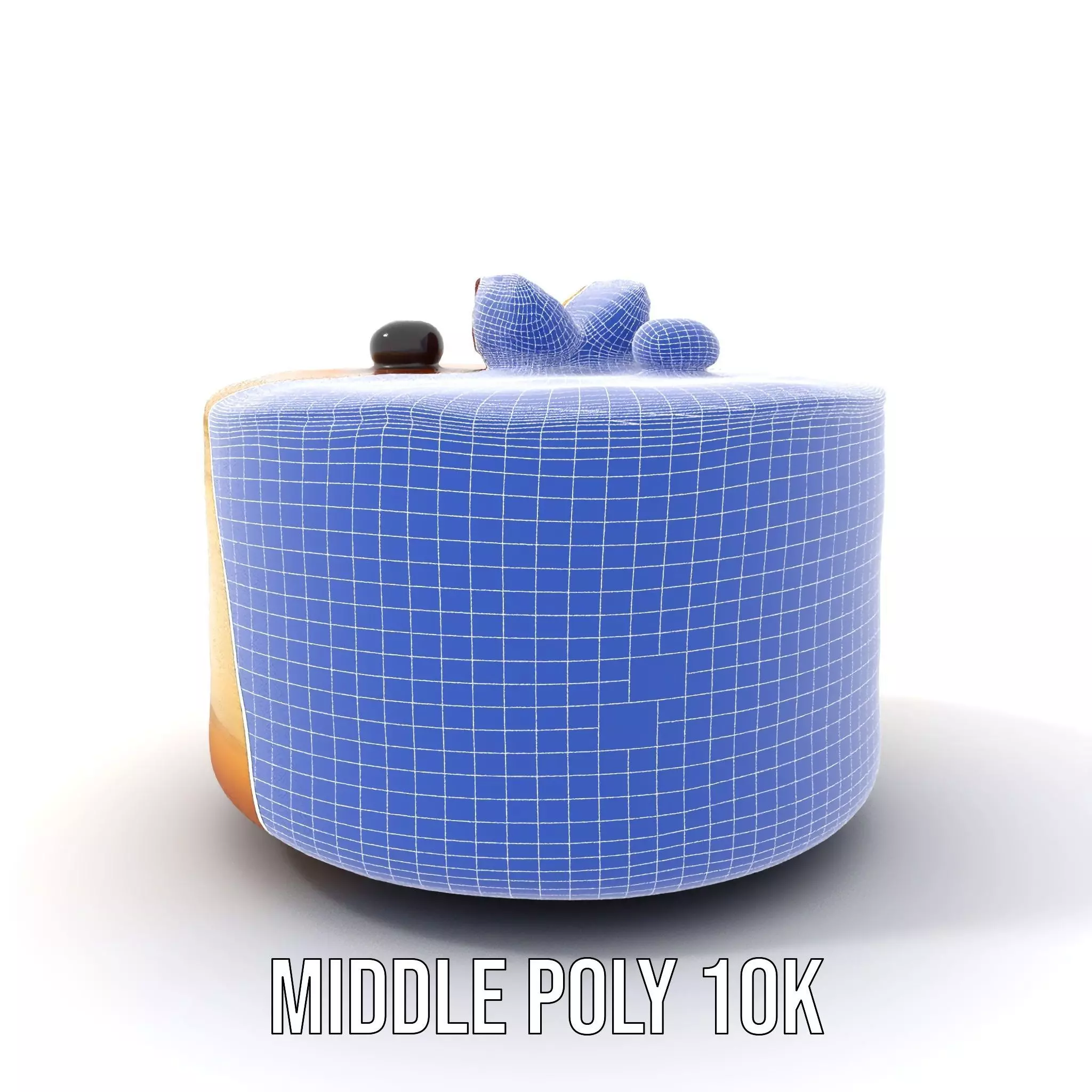 Blueberry Cheesecake Delight model pack Low-poly 3D model_13
