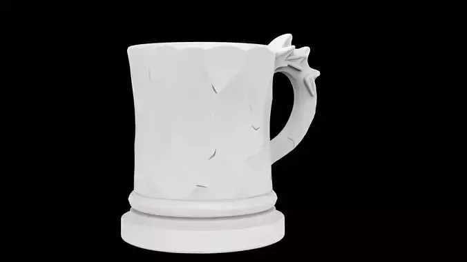 Dragon Horn Pint Holder 3D Printable Utility Mug