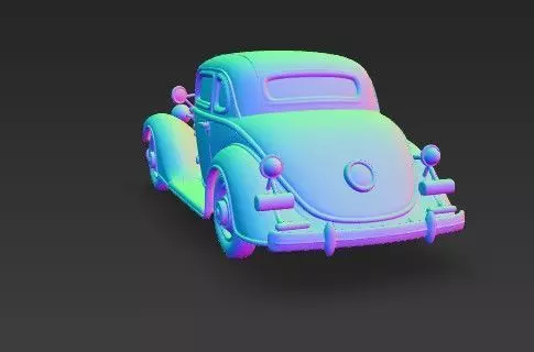 Duesenberg J Series 3D Model  Classic Luxury Car 3D print model_26