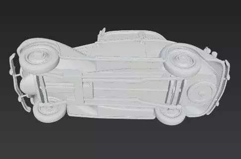 Duesenberg J Series 3D Model  Classic Luxury Car 3D print model_17