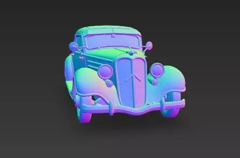 Duesenberg J Series 3D Model  Classic Luxury Car 3D print model_20