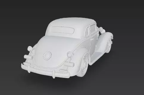 Duesenberg J Series 3D Model  Classic Luxury Car 3D print model_10