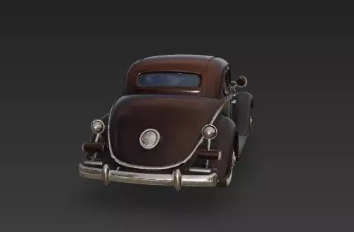 Duesenberg J Series 3D Model  Classic Luxury Car 3D print model_31