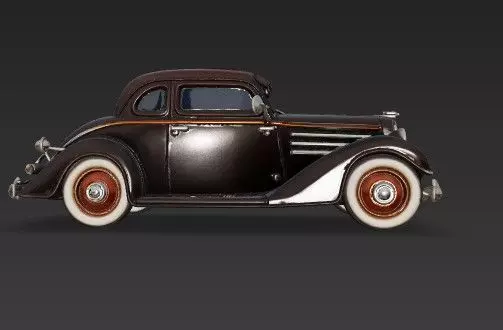 Duesenberg J Series 3D Model  Classic Luxury Car 3D print model_23