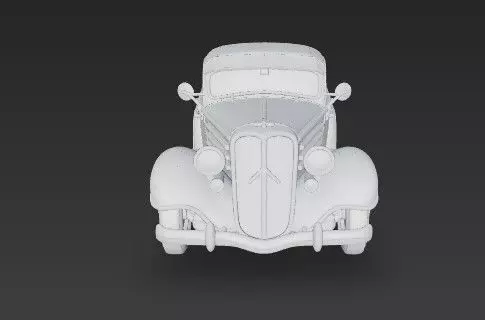 Duesenberg J Series 3D Model  Classic Luxury Car 3D print model_5