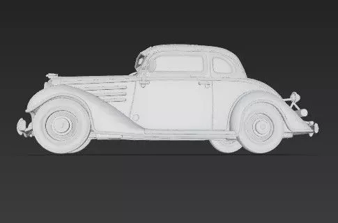 Duesenberg J Series 3D Model  Classic Luxury Car 3D print model_14