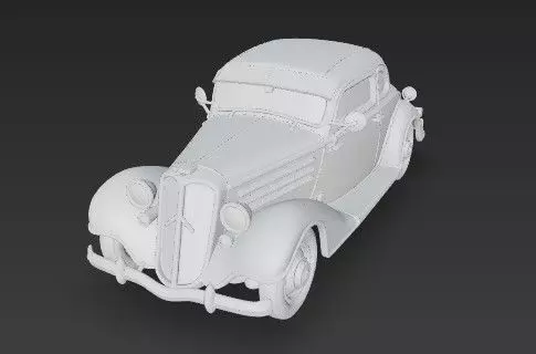 Duesenberg J Series 3D Model  Classic Luxury Car 3D print model_4