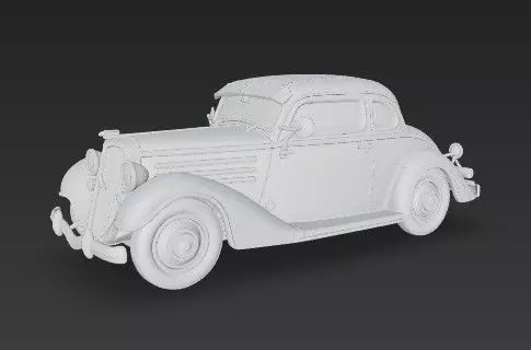 Duesenberg J Series 3D Model  Classic Luxury Car 3D print model_15