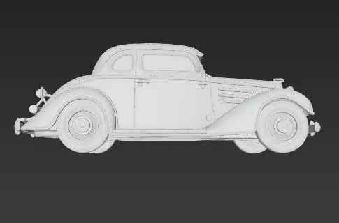 Duesenberg J Series 3D Model  Classic Luxury Car 3D print model_8