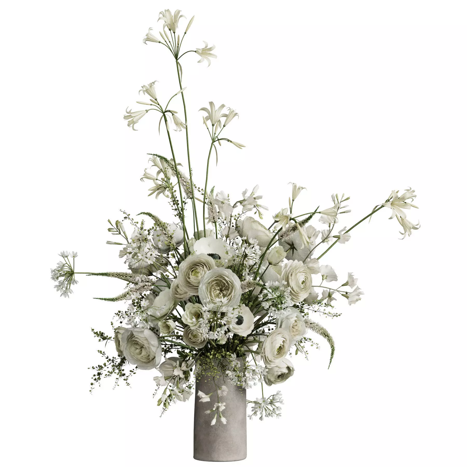 Flower In Vase 95 3D model_1