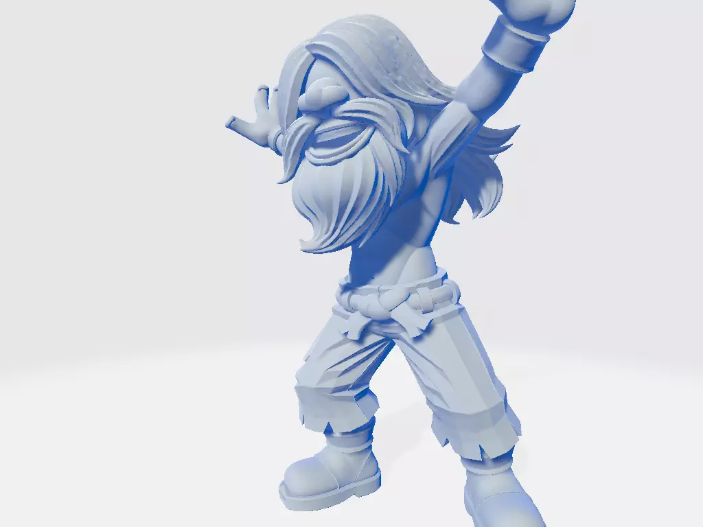 Metal Slug - Hyakutaro Ichimonji - Give me a hug 3D print model_7