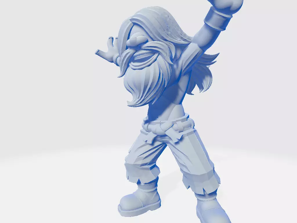 Metal Slug - Hyakutaro Ichimonji - Give me a hug 3D print model_2