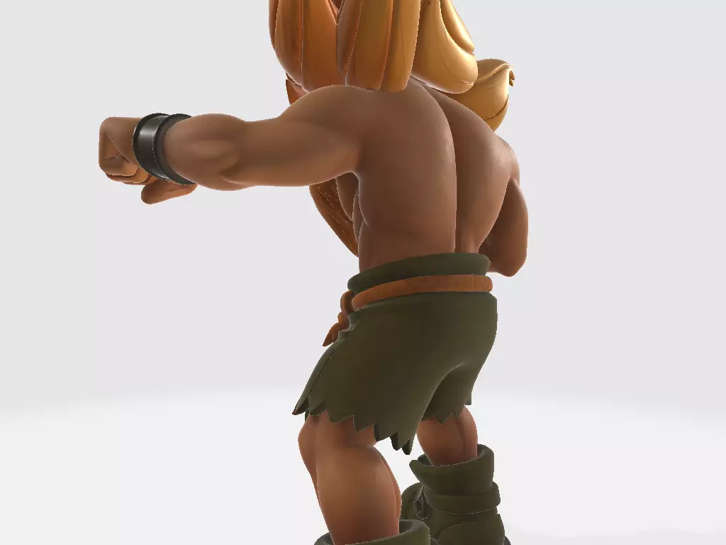 Metal Slug - Hyakutaro Ichimonji - Punch 3D print model_3